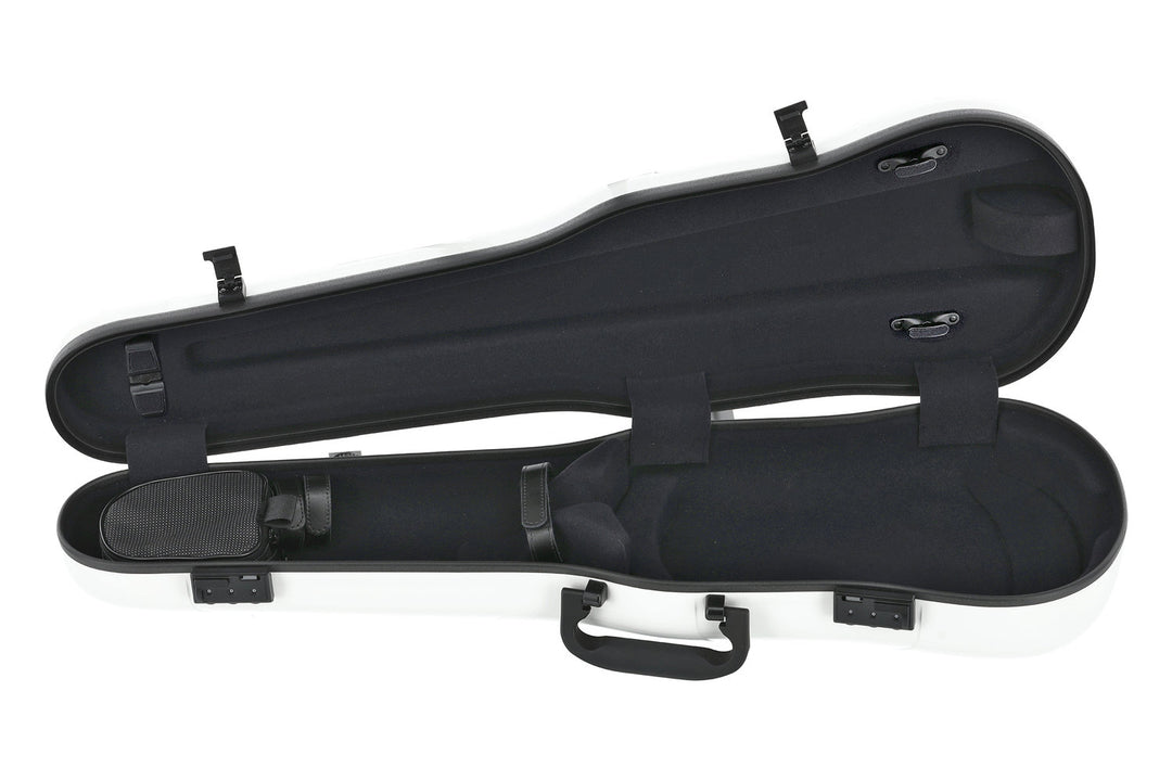 GEWA Formgjutna Fioler-fodral Air 1.7 - Vit högblank