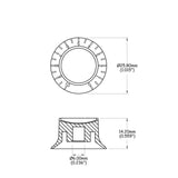 Partsland potentiometerknopp Gibson Style - Set Gibson Style