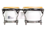 Toca Bongo Custom Deluxe Fiberglass Bongos - Margarita Blanca - Magarita Blanca (4600FMB)