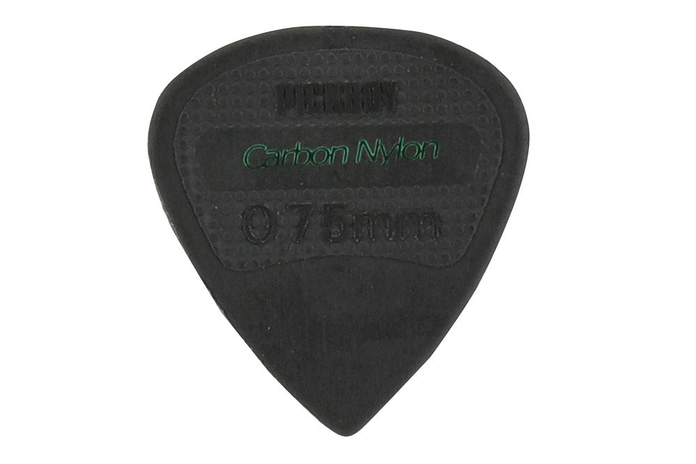 Pick Boy Carbon Nylon plektrum, Edge, 0,75 mm medium, 12 st.