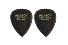 Pick Boy Exotic plektrum i hård ebenholts, 2 st.
