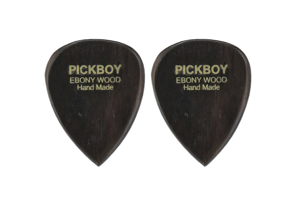 Pick Boy Exotic plektrum i hård ebenholts, 2 st.