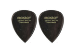 Pick Boy Exotic plektrum i hård ebenholts, 2 st.