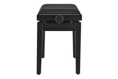 GEWA pianobänk Deluxe Autolift Vinyl - svart matt (svart sits)