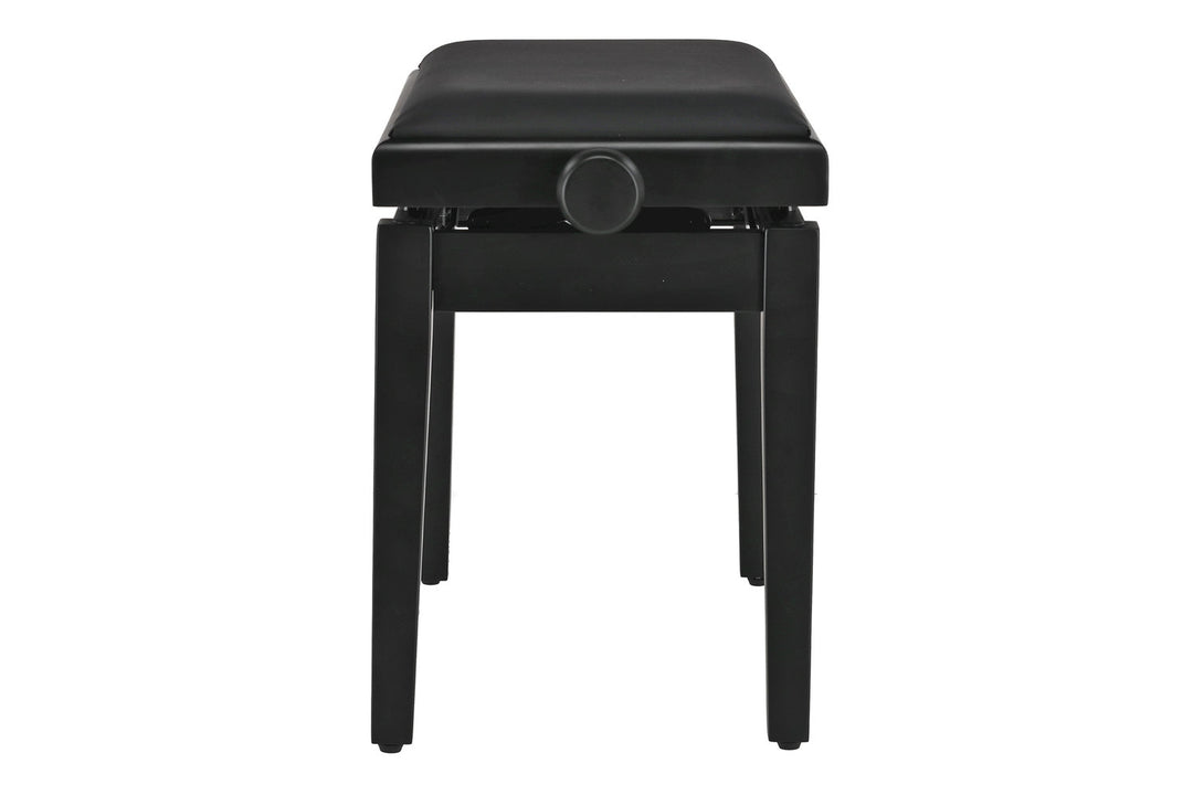 GEWA pianobänk Deluxe Autolift Vinyl - svart matt (svart sits)