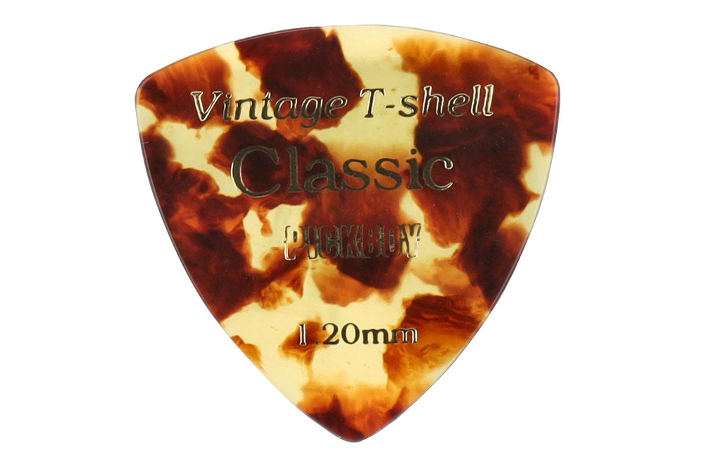 Pick Boy Vintage Classic T-Shell plektrum, trekantiga, 1,20 mm, 8 st.
