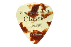 Pick Boy Vintage Classic T-Shell plektrum, korta, 0,75 mm, 8 st.