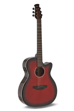 Applause E-akustisk Gitarrer Jump OM Electro Cut Gloss - Cherry Burst (AEO-69-CB)