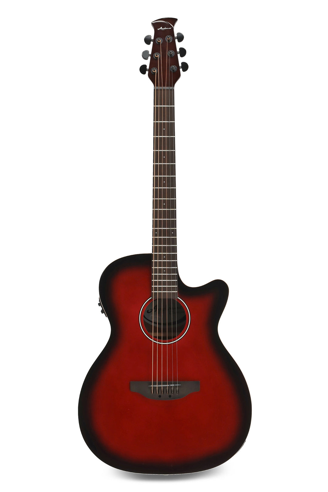 Applause E-akustisk Gitarrer Jump OM Electro Cut Gloss - Cherry Burst (AEO-69-CB)