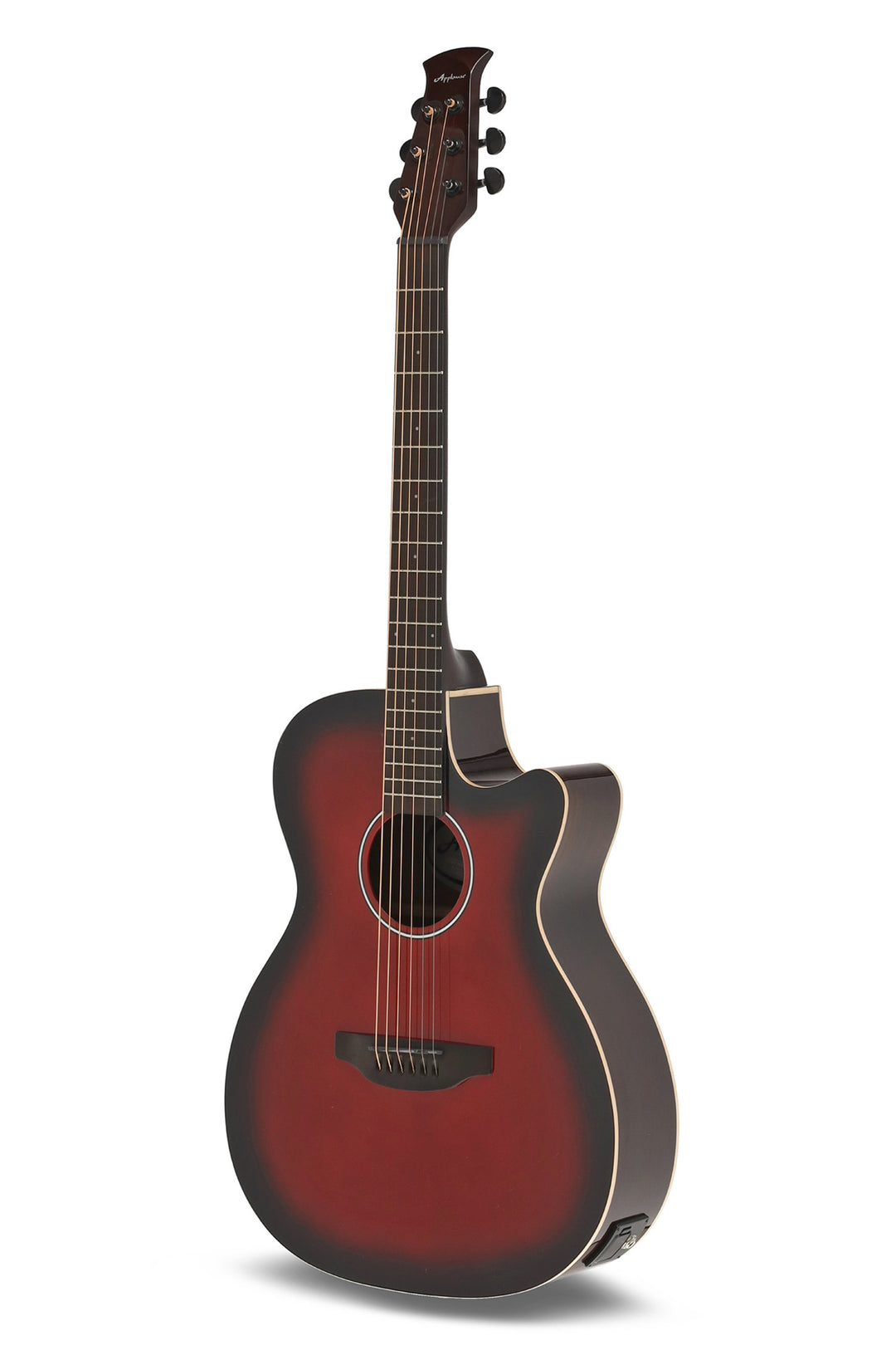 Applause E-akustisk Gitarrer Jump OM Electro Cut Gloss - Cherry Burst (AEO-69-CB)