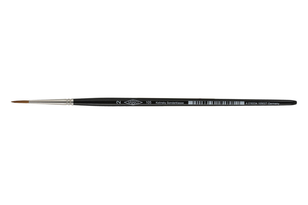 Habico nr. 105 retoucheringspensel i rødmår, 11 mm