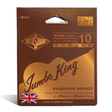 Rotosound Jumbo King JK10-3 westerngitarrsträngar 10-50, 3 set