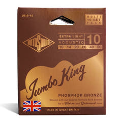 Rotosound Jumbo King JK10-10 westerngitarrsträngar 10-50, 10 set