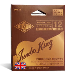Rotosound Jumbo King JK12-10 westerngitarrsträngar 12-54, 10 set