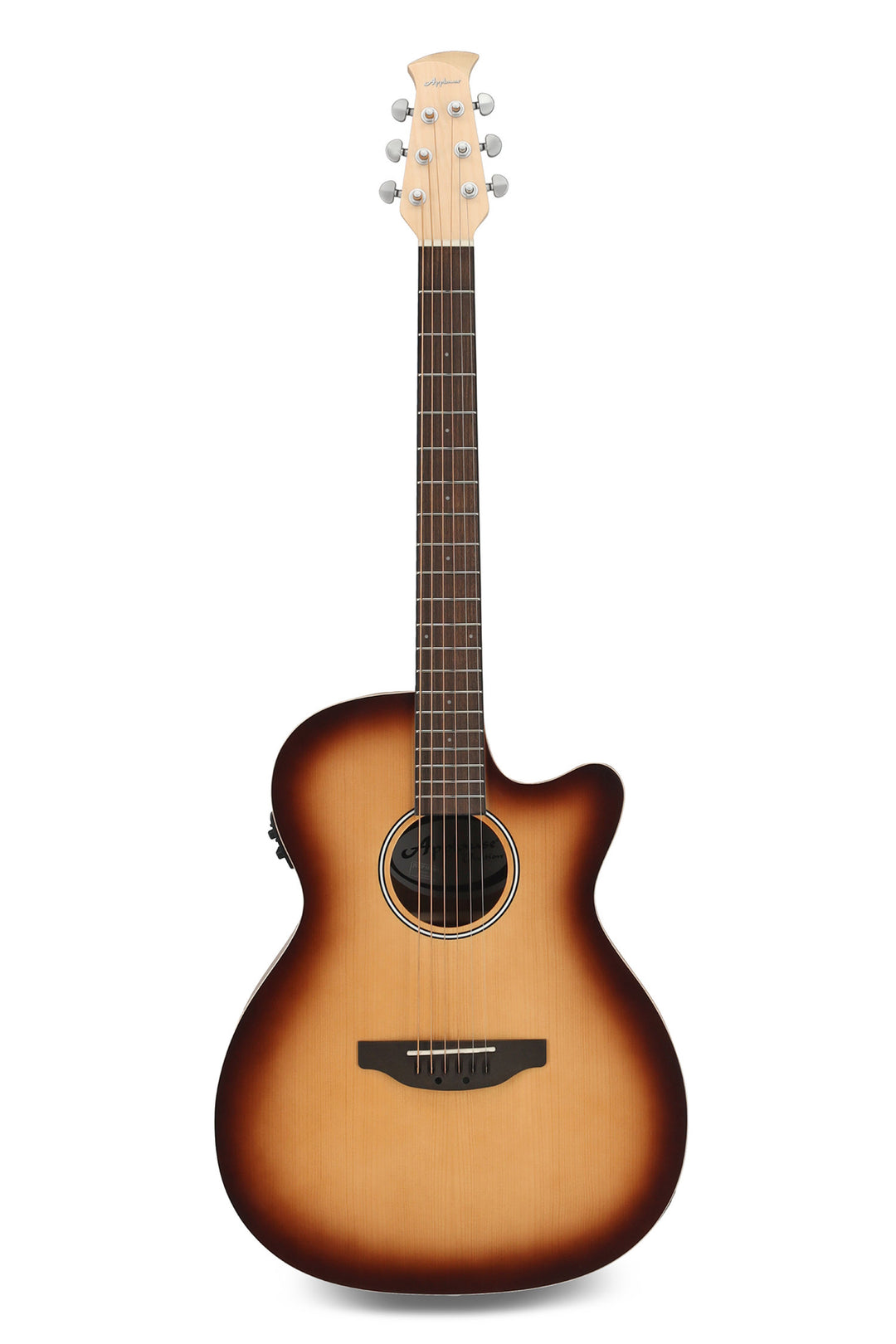 Applause E-akustisk Gitarrer Jump OM Electro Cut - Peach Burst (AEO-69-PB)