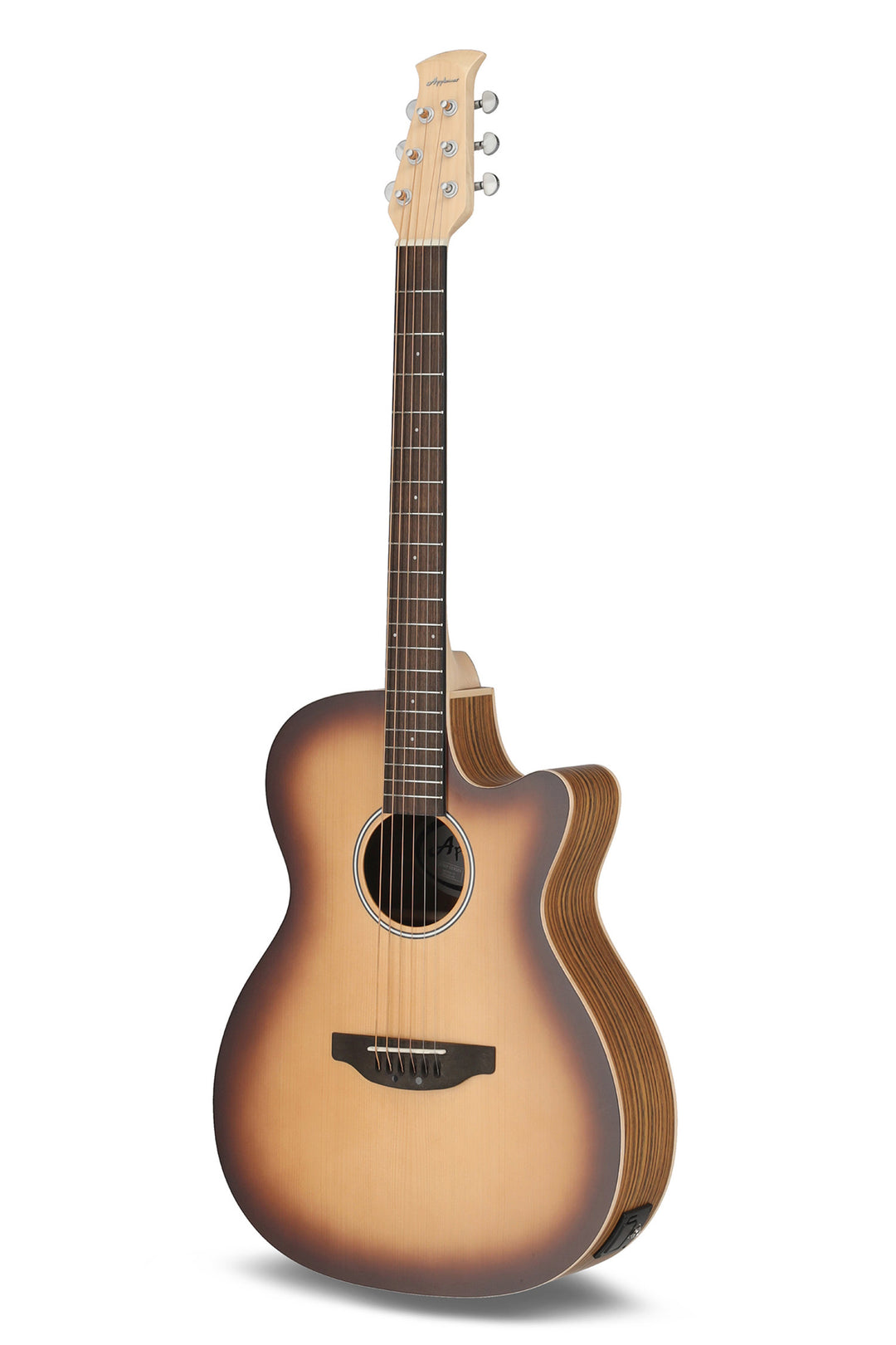 Applause E-akustisk Gitarrer Jump OM Electro Cut - Peach Burst (AEO-69-PB)