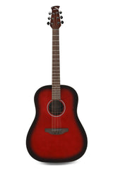 Applause akustiska Gitarrer Jump Slope Shoulder D Gloss - Cherry Burst (AAS-69-CB)