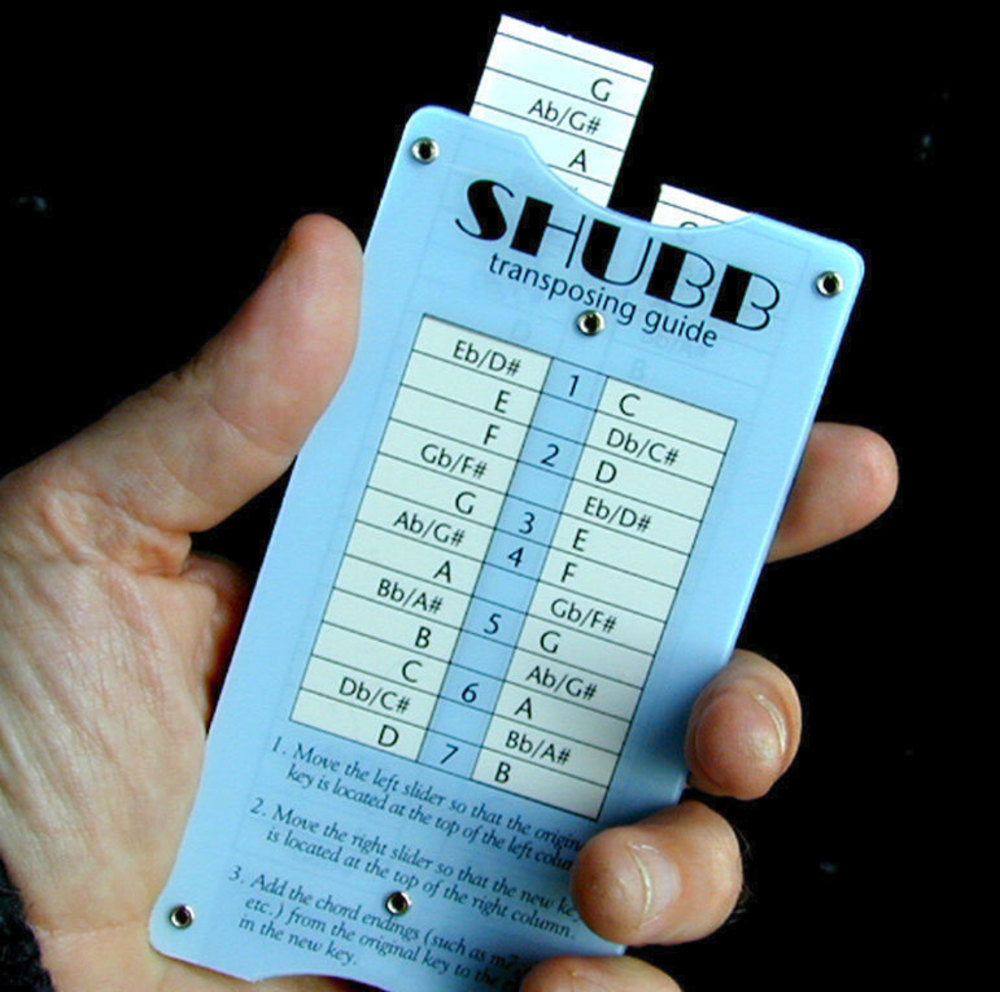 Shubb TG1 transponeringsguide för capo
