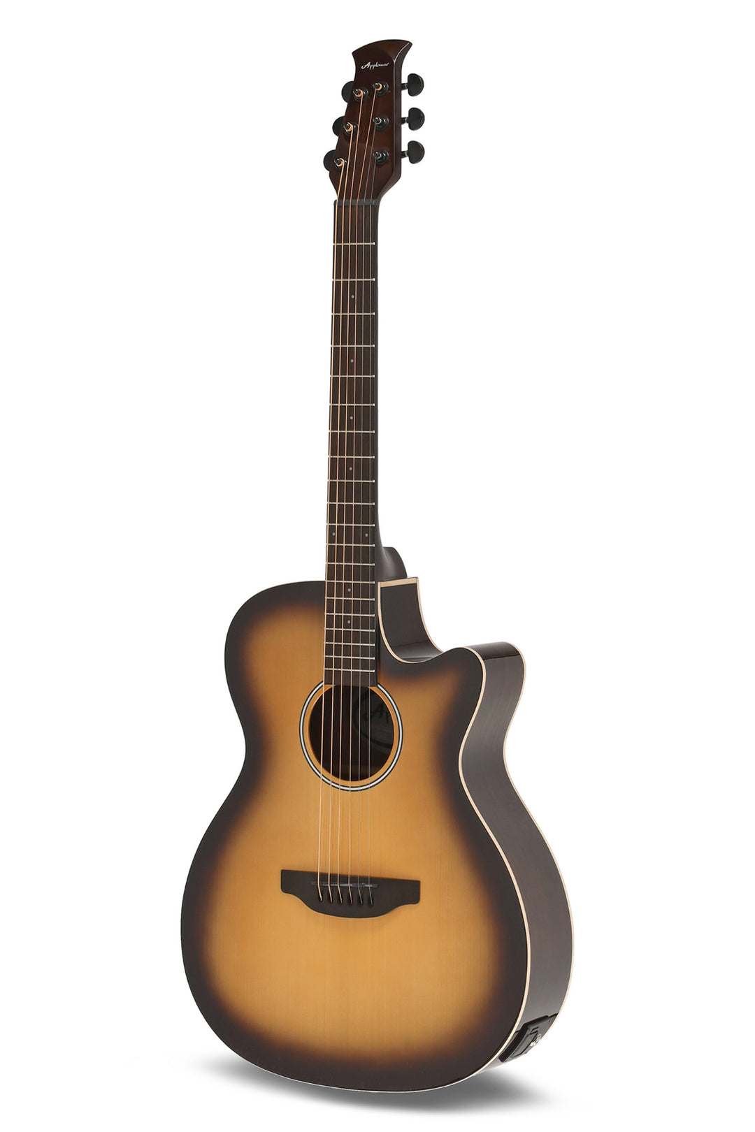 Applause E-akustisk Gitarrer Jump OM Electro Cut Gloss - Tobacco Burst (AEO-69-TB)