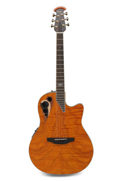Ovation E-akustisk Gitarrer Celebrity Elite Deluxe Plus Ltd 2026 Deep Contour - Amber Satin (CDX40P-FM-G)