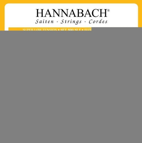 Hannabach 800 diskantset E1, H/B2 och G3, super low tension