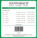 Hannabach strängar för klassisk gitarr serie 800 Low tension silverpläterade - Set low (800LT)