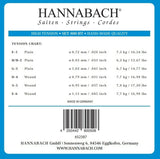 Hannabach strängar för klassisk gitarr serie 800 High tension silverpläterade - Set high (800HT)