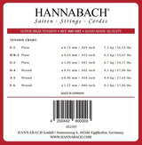 Hannabach strängar för klassisk gitarr serie 800 Super High Tension silverpläterade - Set super high (800SHT)