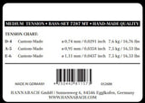 Hannabach strängar för klassisk gitarr Series 728 Medium Tension Custom Made - 3-pack bassträngar medium (7287MT)