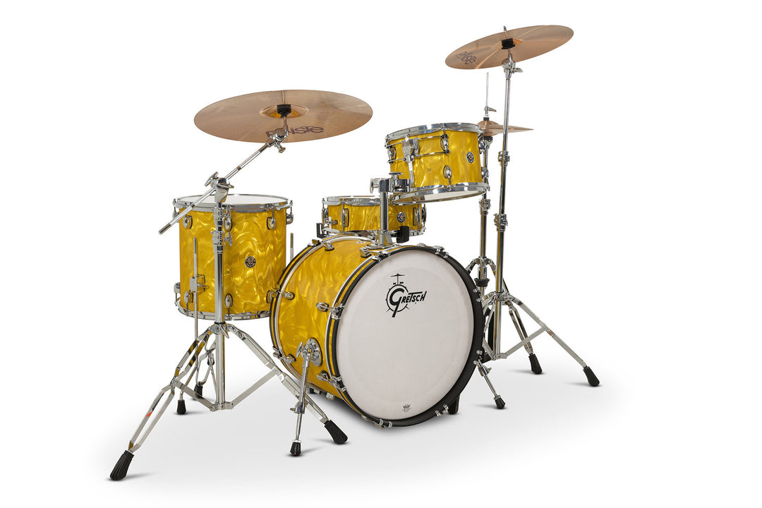 Gretsch shell set Catalina Club - Gul satinflammet (CC2-J404-YSF)