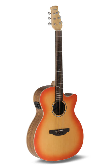 Applause E-akustisk Gitarrer Jump OM Electro Cut - Honey Burst (AEO-69-HB)
