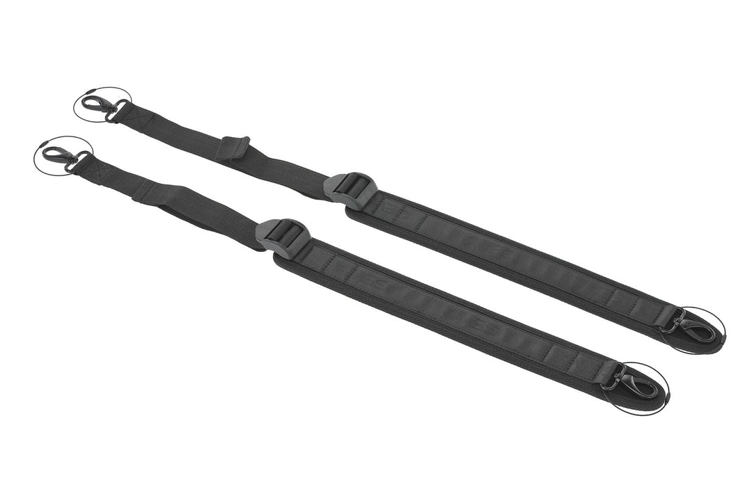 GEWA Fioler-etui Air 2.1 - ryggsäcksremmar, 2 delar (svart karbinhake 56-96 cm)