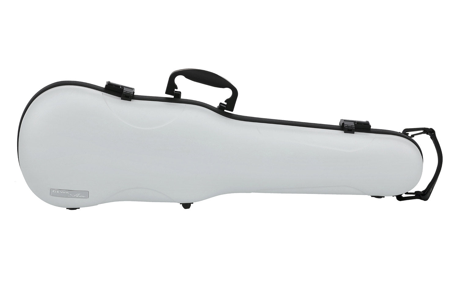 GEWA formgjutna fiolfodral Air 1.7 - vit matt (med sidhandtag)