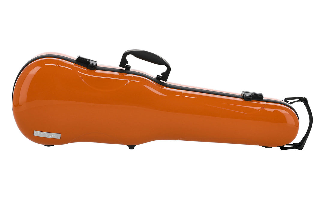 GEWA formgjutna fiolfodral Air 1.7 - orange högglans (med sidohandtag)