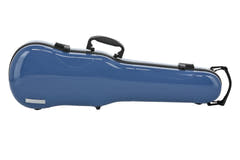 GEWA formgjutna fiolfodral Air 1.7 - blå högglans (med sidohandtag)