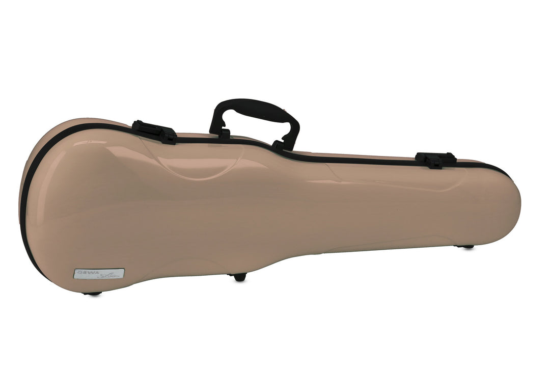 GEWA Formgjutna Fioler-fodral Air 1.7 - Beige högblank