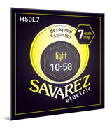 Savarez H50L7 Hexagonal Explosion, light .010 till .058, 7 strängar