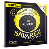 Savarez B70L4S Hexagonal Explosion 4-strängad bas, light short scale