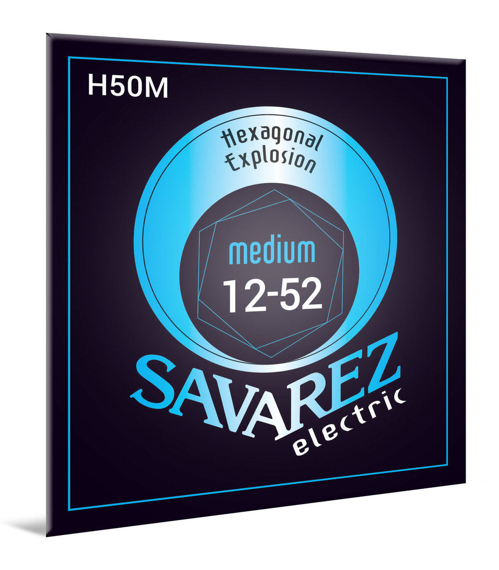 Savarez H50M Hexagonal Explosion elgitarrsträngar, medium .012 till .052
