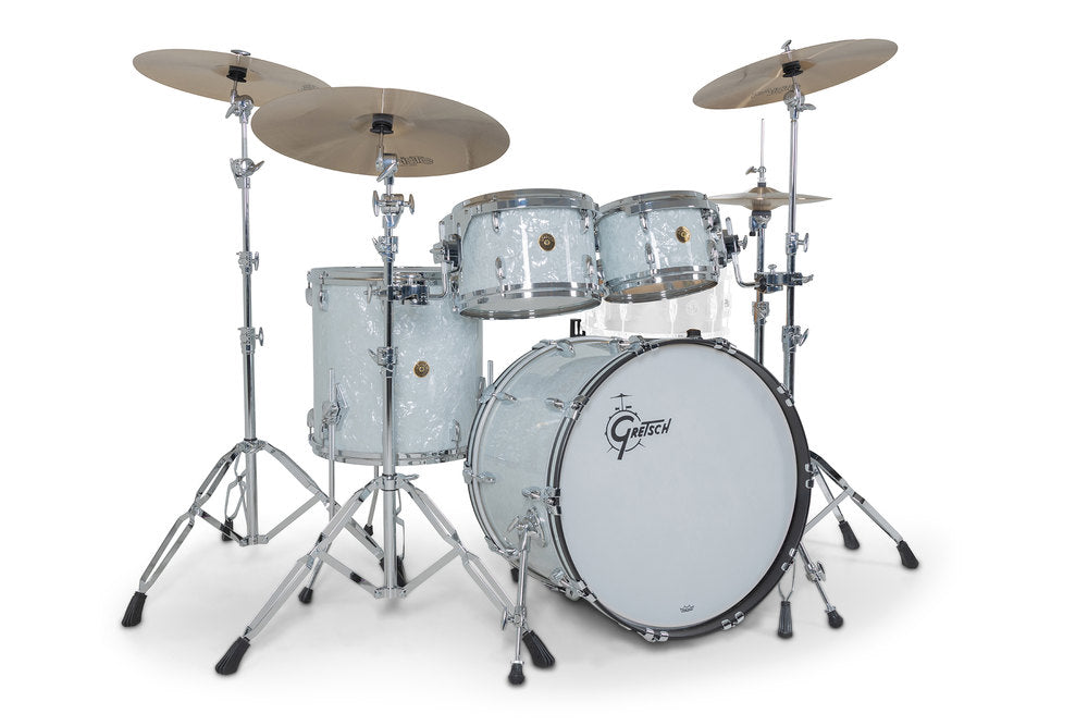 Gretsch USA Custom 4-delt shell set 22", Grey Oyster