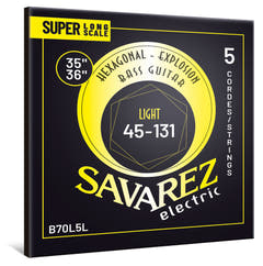 Savarez B70L5L Hexagonal Explosion bassträngar, light super long scale