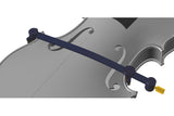 GEWA sprickklämma i aluminium för fioler och viola, 180 till 220 mm
