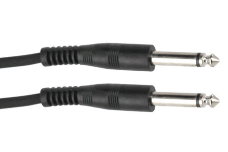 GEWA Basic Line patchkabel 0,1 m, rak mono-jack, 6 st.