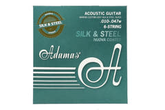 Adamas Silk & Steel 4848-NU gitarrsträngar, Custom-Light .010-.047