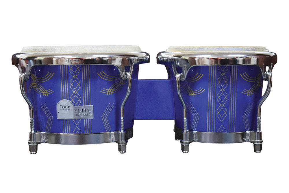 Toca Elite Pro bongos 7" och 8,5" 3170BI, Blue Impala