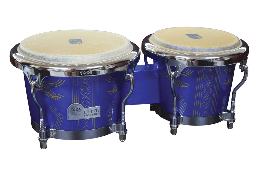 Toca Elite Pro bongos 7" och 8,5" 3170BI, Blue Impala