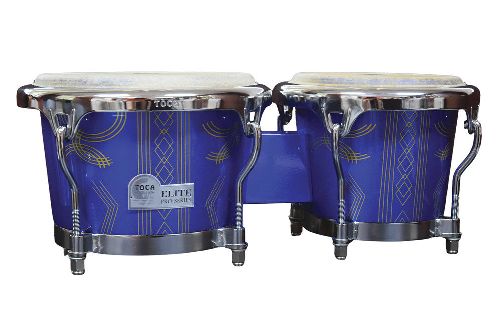 Toca Elite Pro bongos 7" och 8,5" 3170BI, Blue Impala