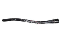 Toca Curved didgeridoo DIDG-CS, böjd, motiv Spider, 50"