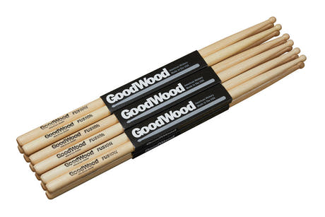 Vater Goodwood Fusion trumstockar, hickory 2:a sortering, träspets