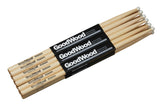 Vater Goodwood Fusion trumstockar, hickory 2:a sortering, nylonspets